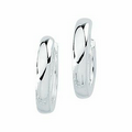 Sterling Silver 14mm Hinged Earrings